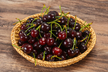 Ripe sweet tasty cherry  berry