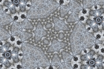 Beautiful kaleidoscope style background in dark colors