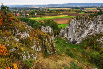 Jesień, dolina bolechowicka, jura, jura krakowsko częstochowska, małopolska, bolechowice © Tomasz