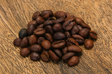Roasted coffee beans for cooking