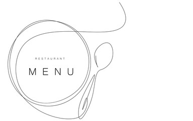 Restaurant menu background. Vector illustration