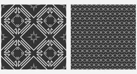 seamless pattern, geometric stylish texture for wallpaper background, black and white