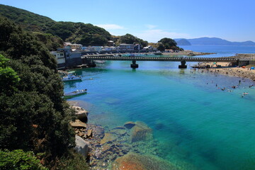 夏の柏島　海を楽しむ　（高知県　大月町）