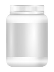 3d illustration of blank Medicine Bottle