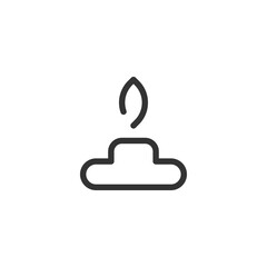 Laboratory candle icon. Burner symbol modern, simple, vector, icon for website design, mobile app, ui. Vector Illustration