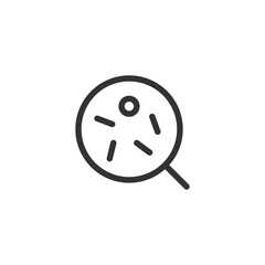 Bacteria icon. Virus symbol modern, simple, vector, icon for website design, mobile app, ui. Vector Illustration
