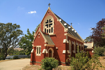 Sacred Heart Catholic Church (built 1902) in Yea, Victoria, Australia.