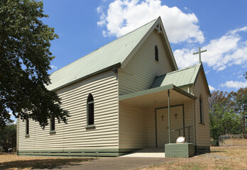 St Patrick's Catholic Church (built 1885) in Bonnie Doon, Victoria, Australia.