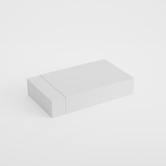 box packaging product photo mockup- gift box with decorative wrap 4k