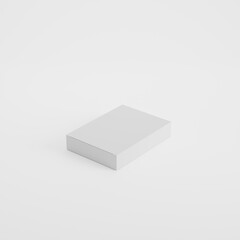 box packaging product photo mockup- box of cards 4k