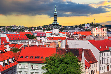 Obraz premium Bratislava city and beautiful old town, Slovakia