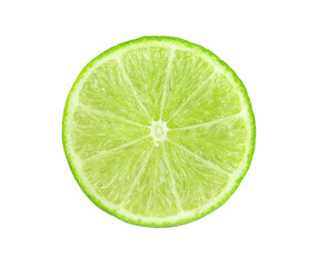 lime isolated on white background