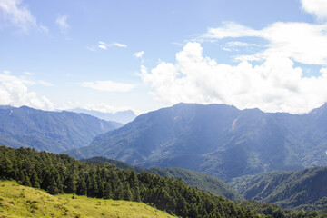 Fototapeta na wymiar Taiwan's beautiful alpine scenery 26