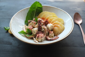 insalata di polpo e patate