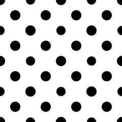 Circles seamless pattern. Dots ornament. Circle figures backdrop. Polka dot motif. Rounds background. Dotted wallpaper. Digital paper, web design, textile print, abstract image. Vector illustration.