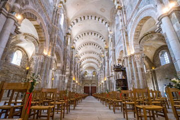 Basilique de Vézelay - Sanctuaire de Sainte Marie-Madeleine (Bourgogne, France)
