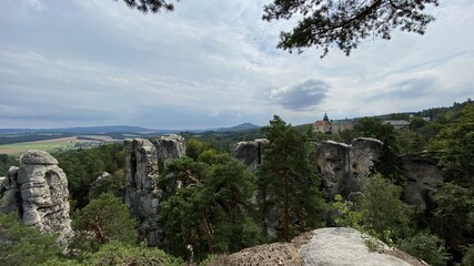 Beautiful scenery with the table mountains in the background
