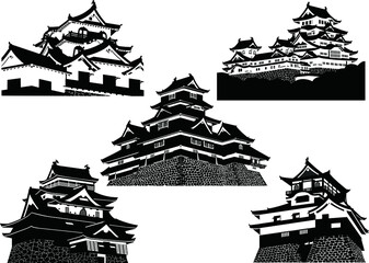 国宝天守・姫路城・松本城・犬山城・彦根城・松江城 © ROKUDANDA