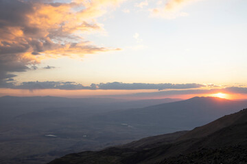 Fototapeta na wymiar Ararat Mountain Ağrı dağı Turkey