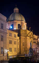 Fototapeta na wymiar Basilica of St. Francis of Assisi in Prague. Czech Republic