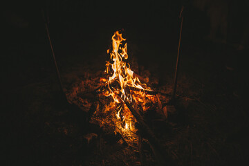 fire in the night