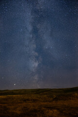 Photo of the milky way above the dunes