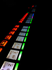 graph on black