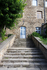 Fototapeta na wymiar Château des Évêques-du-Puy, Monistrol-sur-Loire 
