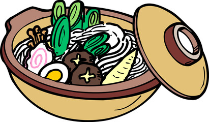 鍋焼きうどん
