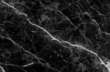Black natural marble stone background pattern