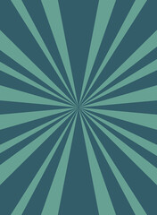 Sunlight retro faded background. blue and powder blue color burst background.