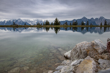 lake in the mountains