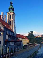 church in Cesky Krumlov, Czech Republic