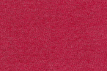 Textile canvas fabric texture in red color. Textured. Cotton.