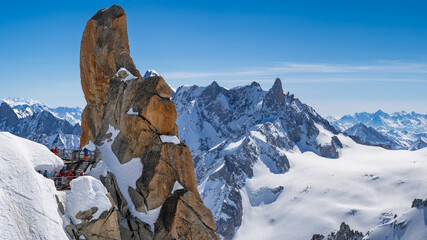 Top Voie Rebuffat Near Aiguille