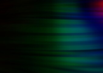 Fototapeta premium Dark Multicolor, Rainbow vector template with abstract lines. Modern gradient abstract illustration with bandy lines. The best blurred design for your business.