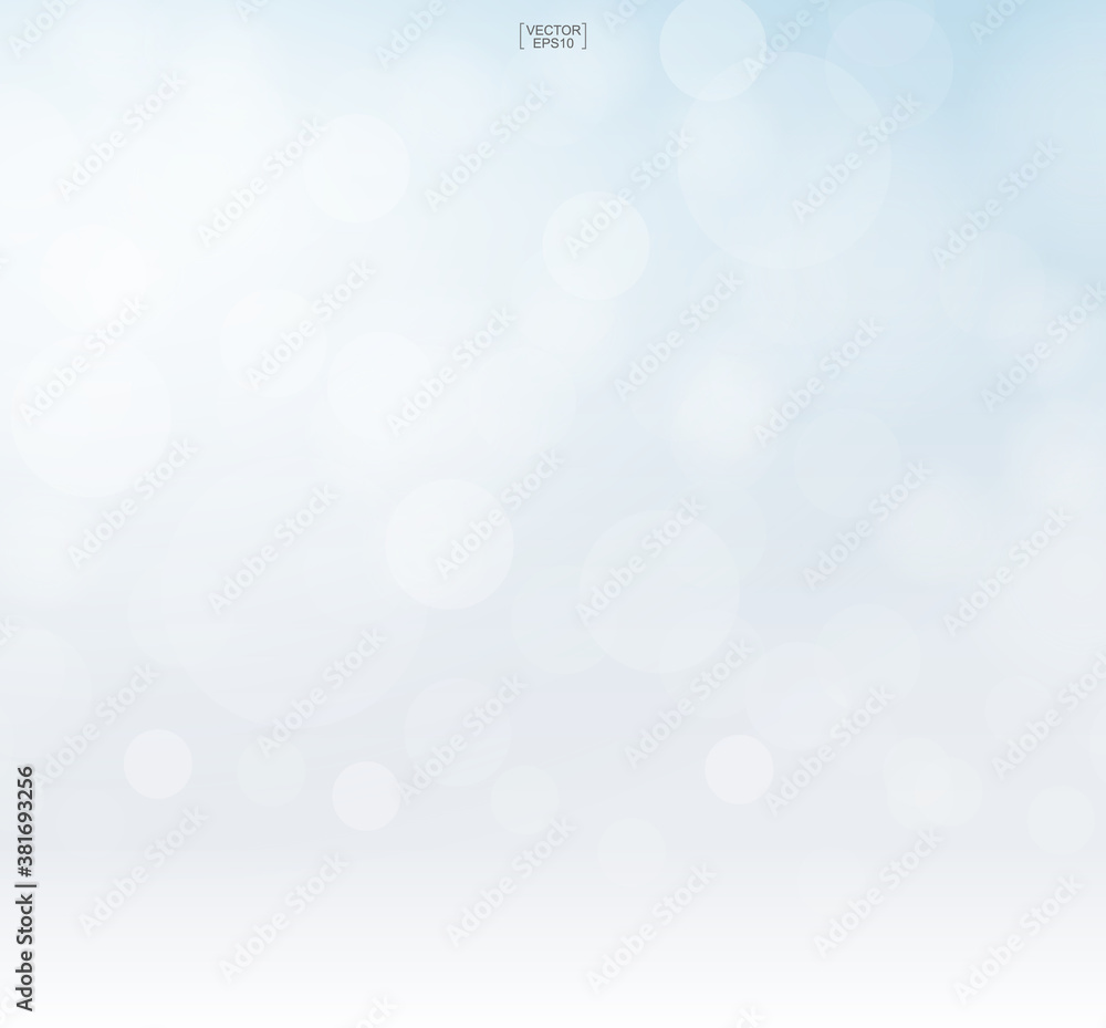 Poster abstract light blurred bokeh for background. beautiful bokeh background with light effect. vector.