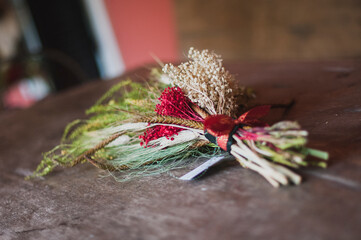 Naklejka premium Huerta/Arreglos florales