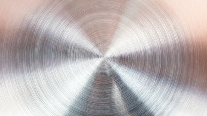 Metal texture background image with circular pattern