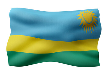   Rwanda 3d flag