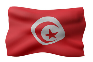  Tunisia 3d flag