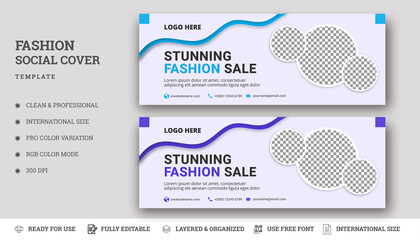 Fashion Facebook Cover Template