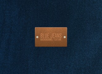 Blue jeans texture background. Vector illustration.