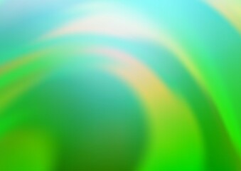 Light Green vector blur pattern. Colorful illustration in blurry style with gradient. The elegant pattern for brand book.
