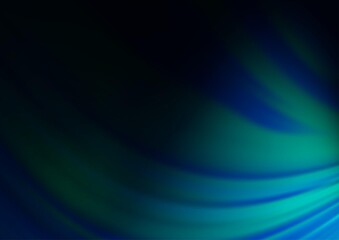 Dark BLUE vector blurred bright pattern. Colorful abstract illustration with gradient. Brand new design for your business.