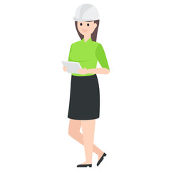 Female Construction Manager 