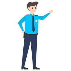 Policeman Avatar Character