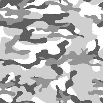 
Gray camouflage vector pattern woodland night design on textiles.