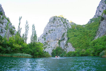 Cetina river near Omis, Croatia, Europe 