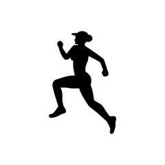 Fototapeta na wymiar Woman exercise icon (vector illustration)